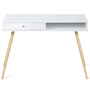 Voir la diapositive 4 : ID MARKET Bureau scandinave EFFIE bois blanc