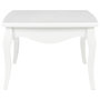 Voir la diapositive 3 : VIDAXL Table basse Blanc 110x60x40 cm Bois de pin massif