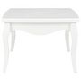 Voir la diapositive 3 : VIDAXL Table basse Blanc 110x60x40 cm Bois de pin massif