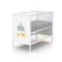 Voir la diapositive 2 : WEBABY Chambre bébé lit et commode à langer en bois ALBA