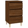 Voir la diapositive 2 : VIDAXL Table de chevet chene marron 40x35x70 cm bois d'ingenierie