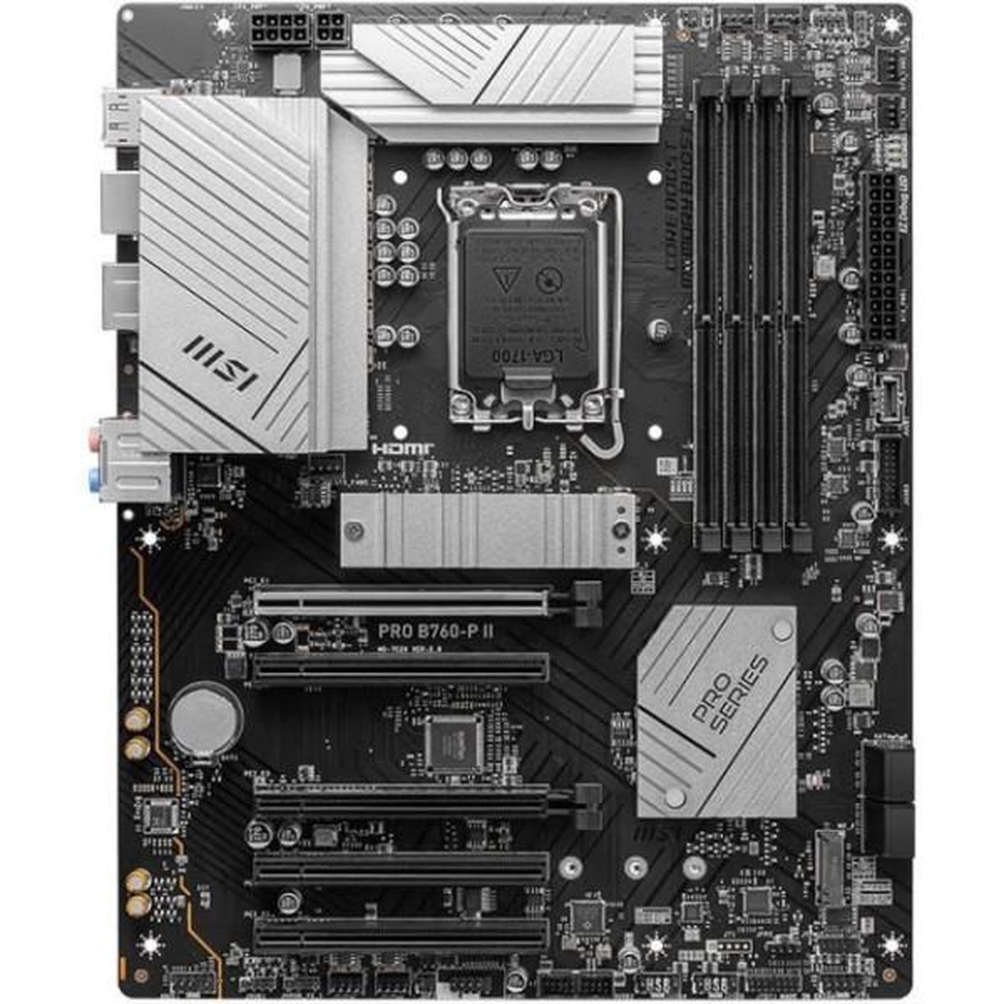 Voir la diapositive 2 : MSI Carte mere - MSI - PRO B760-P II carte mere Intel B760 LGA 1700 ATX