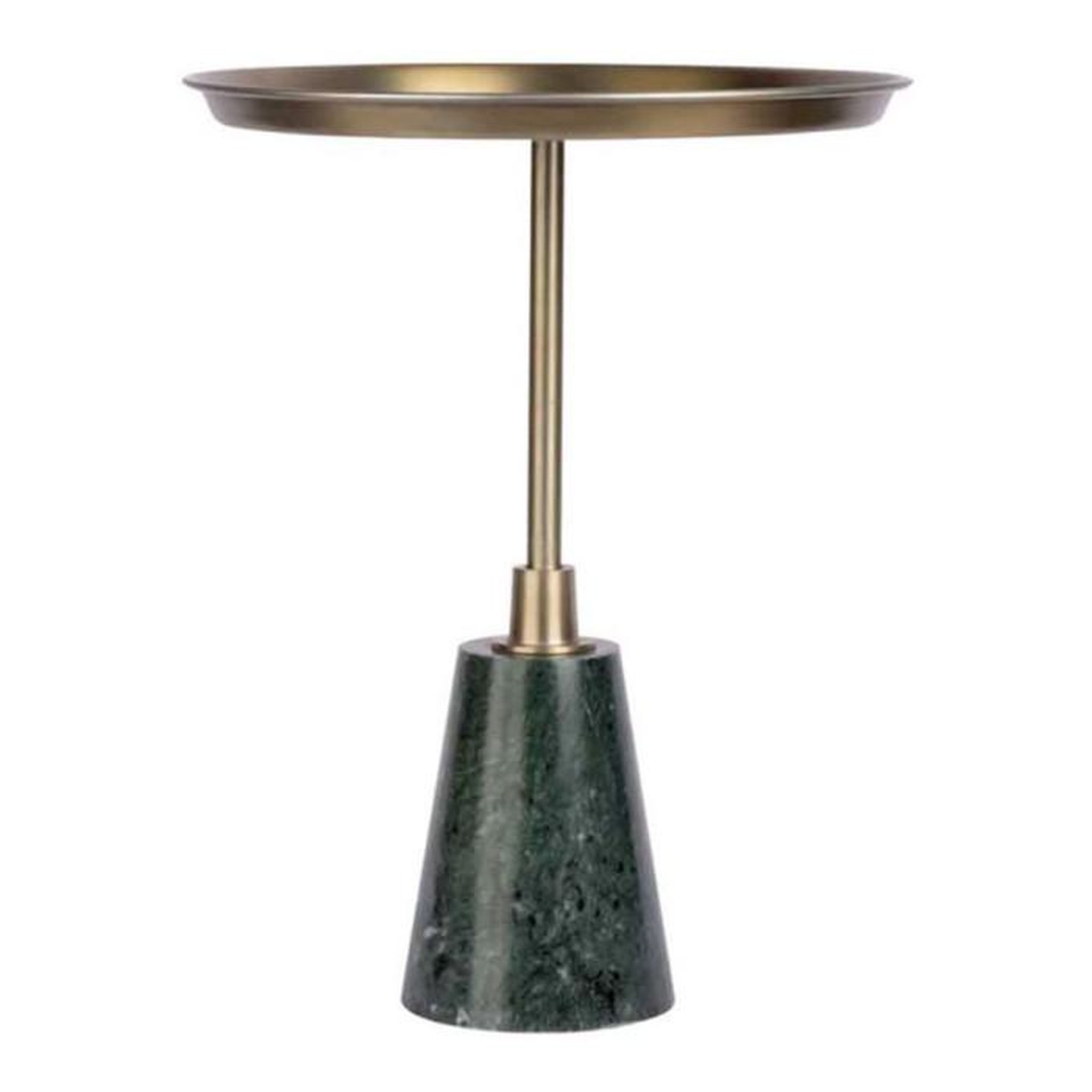 Paris Prix Table d'Appoint Design  Grant  51cm Noir & Or