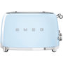 Voir la diapositive 2 : SMEG Grille-pain TSF03PBEU Bleu Azur