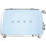 Voir la diapositive 2 : SMEG Grille-pain TSF03PBEU Bleu Azur