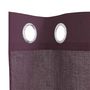 Voir la diapositive 5 : VIDAXL Rideaux en voile avec œillets 2 pcs violet 140x260 cm