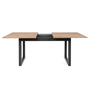 Voir la diapositive 5 : CONCEPT USINE Table à manger industrielle en bois extensible 10 personnes KOTOR