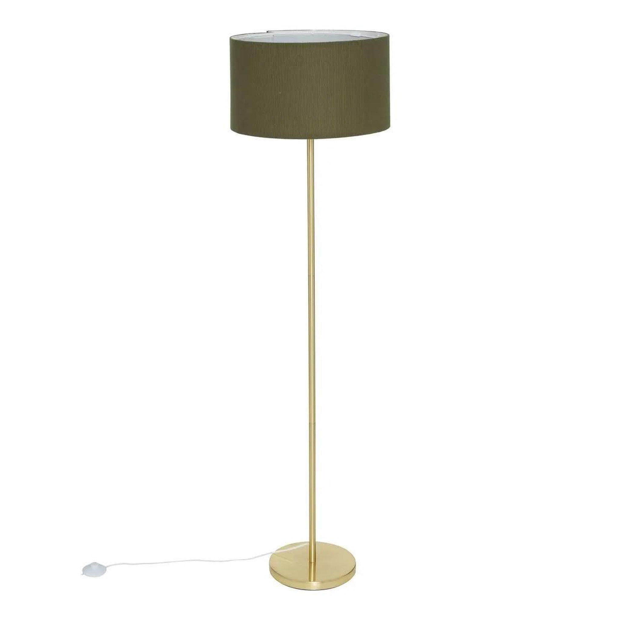 Voir la diapositive 3 : ATMOSPHERA Abat jour côtelé  beline  40cm kaki