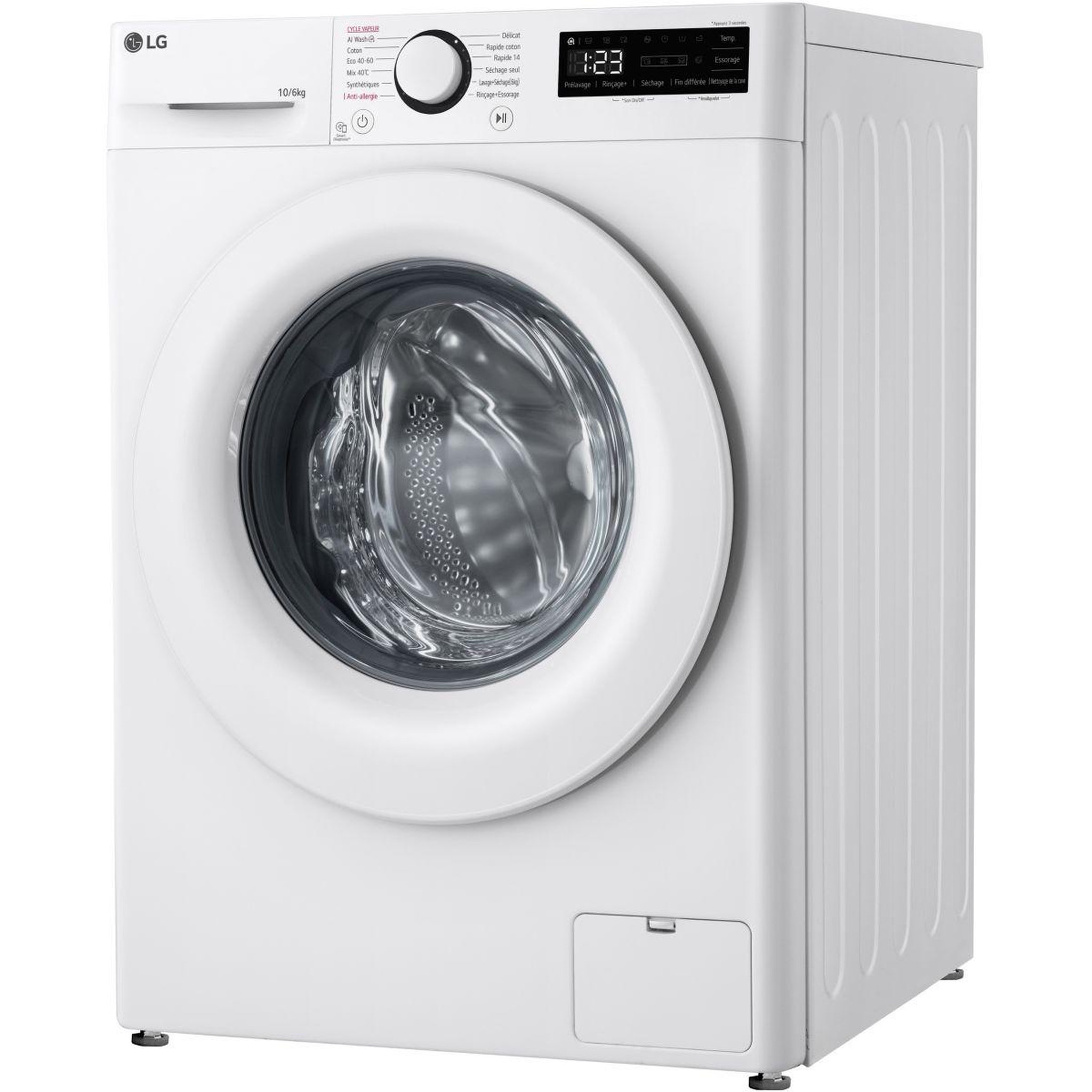 Voir la diapositive 2 : LG Lave linge séchant hublot f164r33wrs