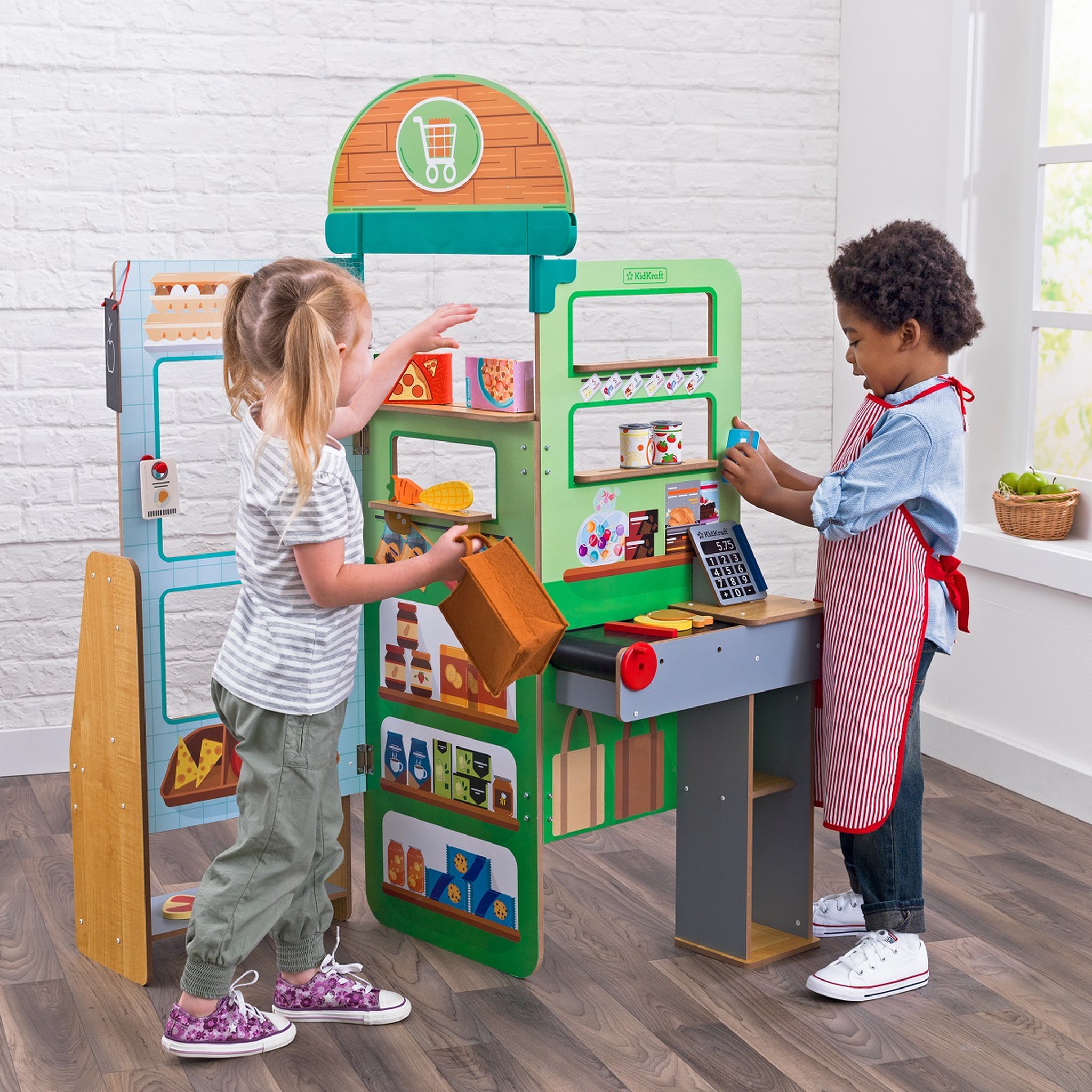 Voir la diapositive 9 : Kidkraft La petite épicerie Pop Up Let's Pretend