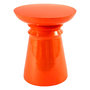 Voir la diapositive 1 : ATMOSPHERA Table d'appoint ronde en métal JAYA - Orange