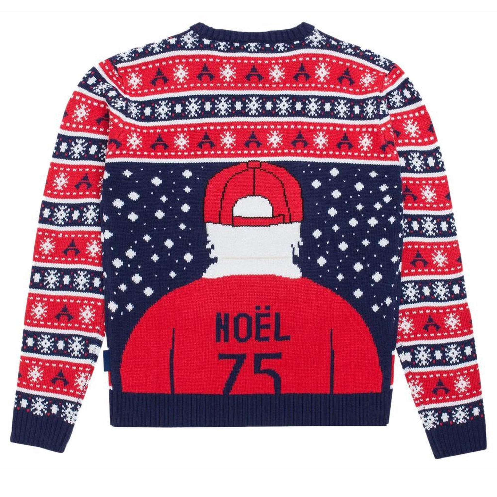 Voir la diapositive 2 : PSG PSG Pull de Noël /Marine Garçon Weeplay