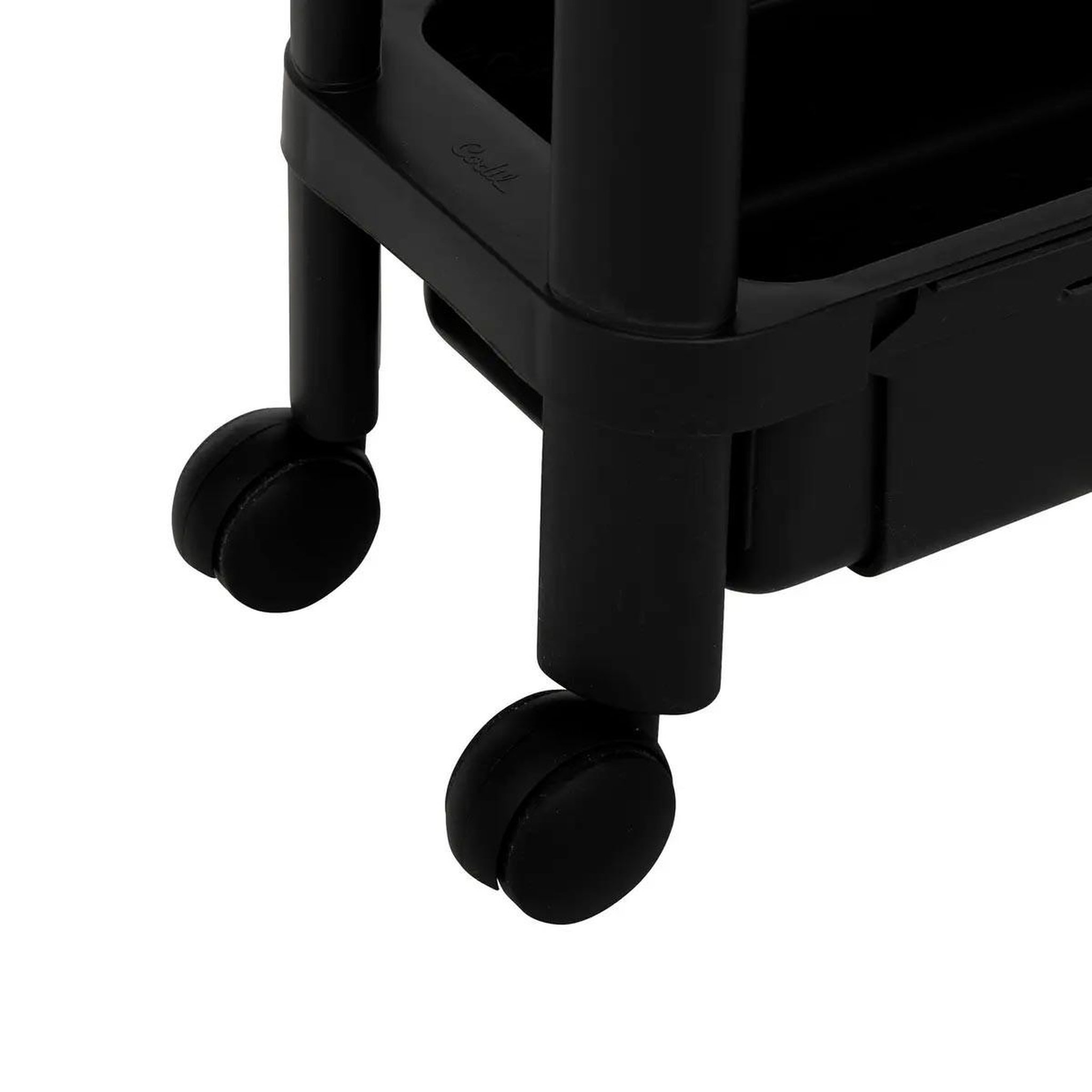 Voir la diapositive 4 : FIVE Desserte de cuisine extensible  resserre  78cm noir