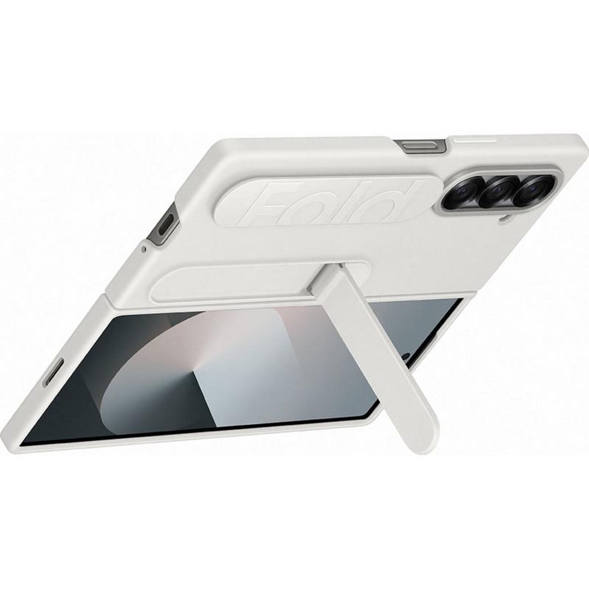 Voir la diapositive 6 : Samsung Coque et étui téléphone mobile Samsung Coque laniere avec fonction strand Galaxy Z Fold 6 Blanc