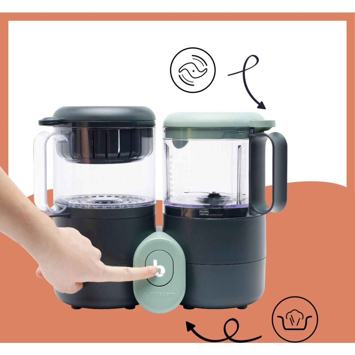 BABYMOOV Mixeur Cuiseur Bébé Nutribaby one /2 babybols/1 cuillère