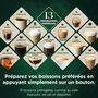 Voir la diapositive 3 : NINJA Expresso Broyeur Machine à café automatique AutoBarista Pro AE1052EU - Technologie GrindIQ