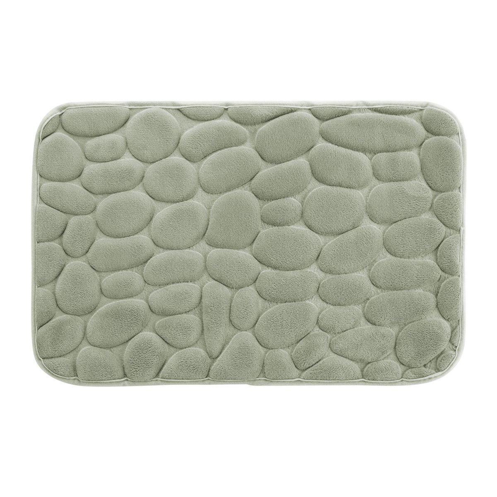 Douceur d'Intérieur Tapis de bain  ricochet  50x80cm sauge