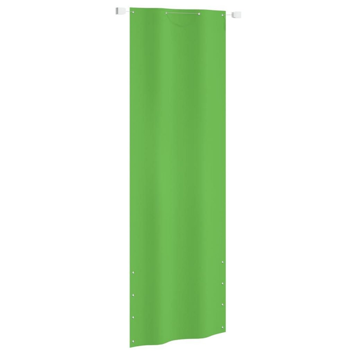VIDAXL Ecran de balcon Vert clair 80x240 cm Tissu Oxford