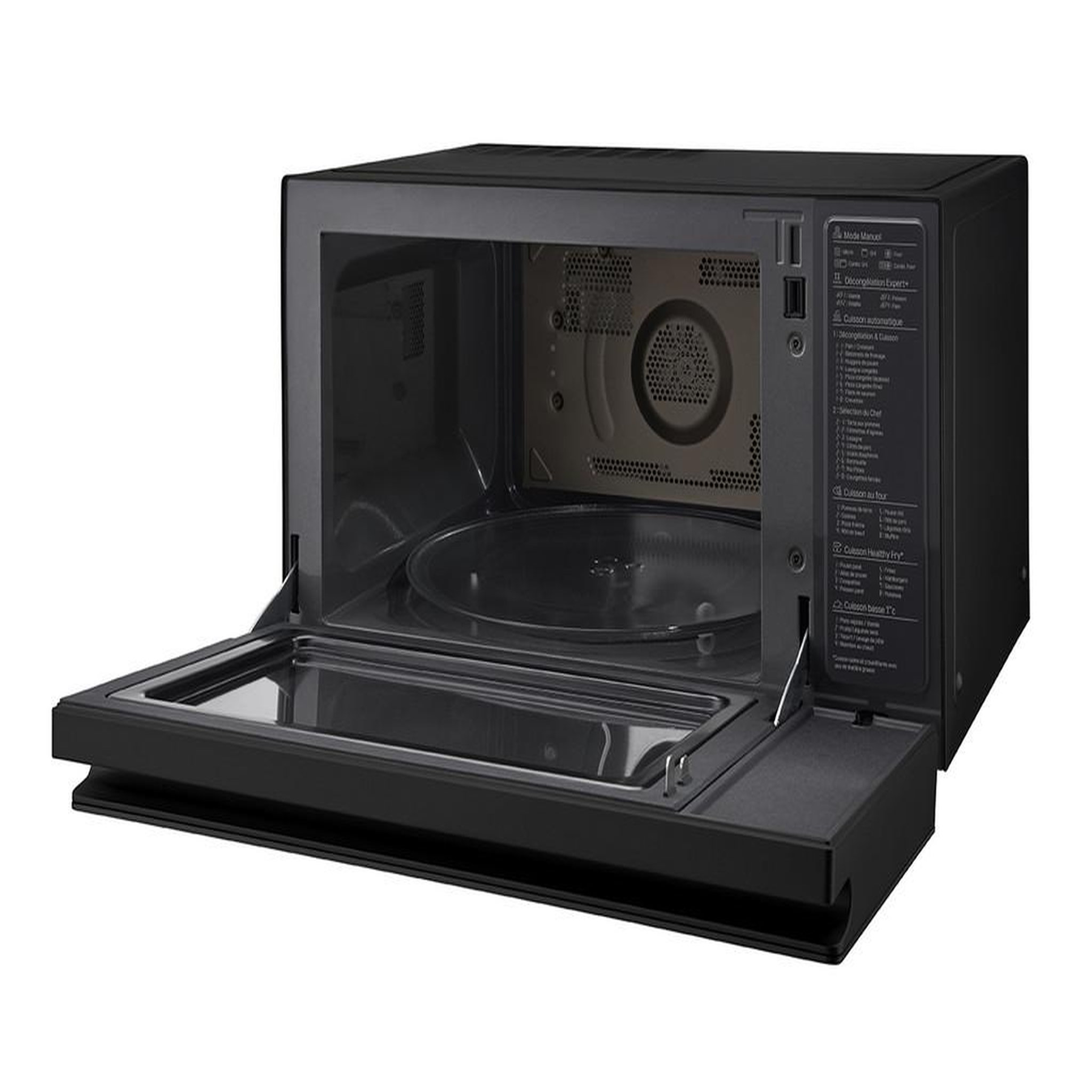 Voir la diapositive 3 : LG Micro-ondes combiné 39l 1100w noir - MJ3965BPS
