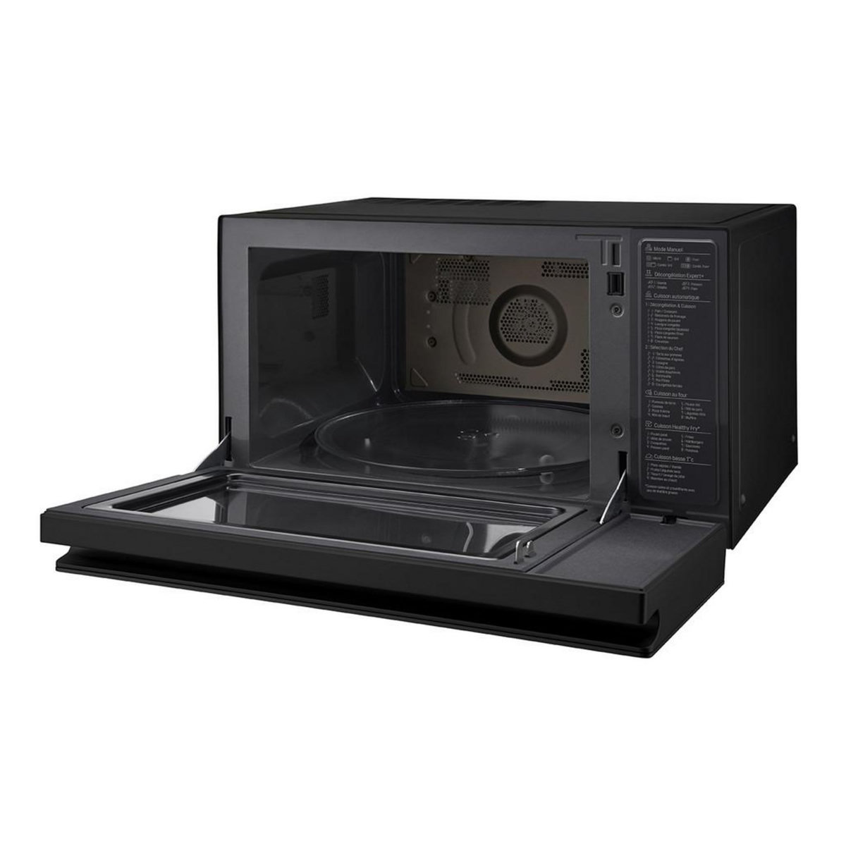 LG Micro-ondes combiné 39l 1100w noir - mj3965bps