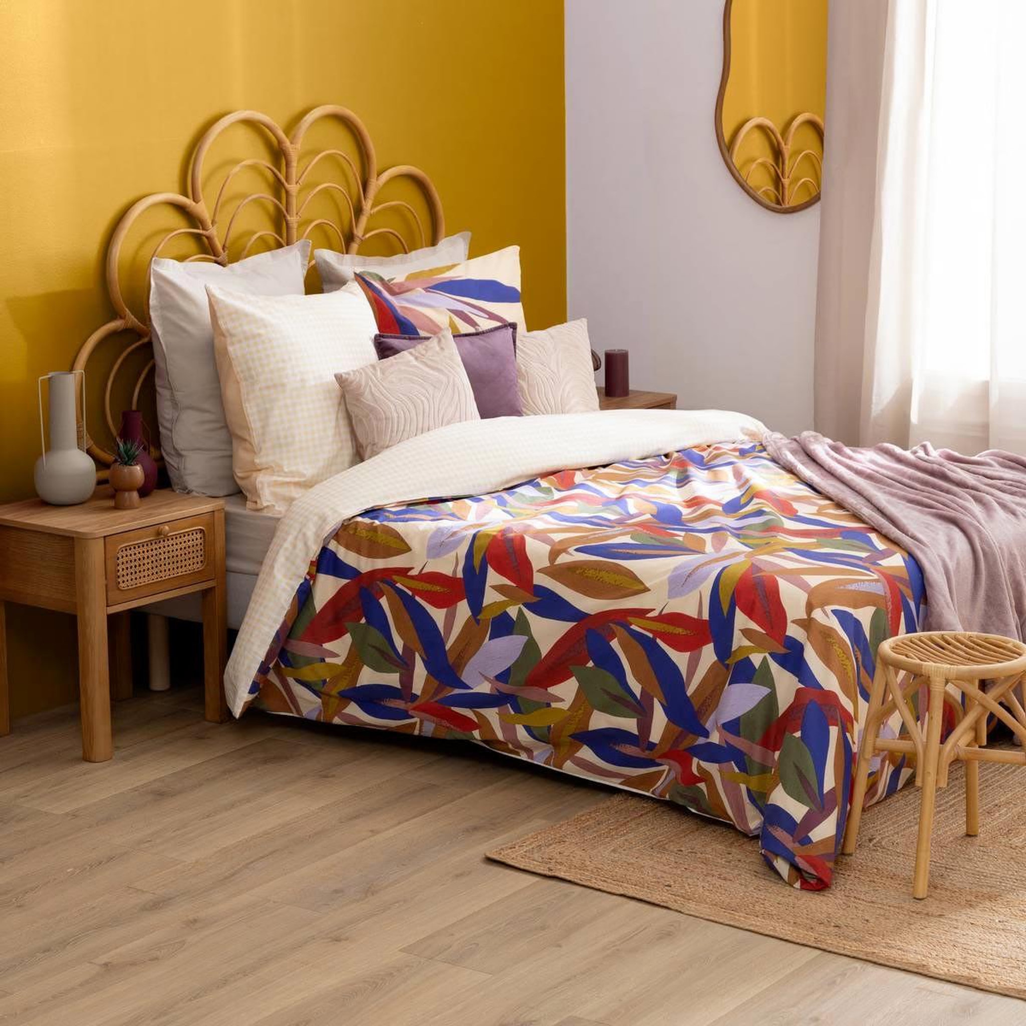 ATMOSPHERA Parure de lit 3 pièces  jannie  240x220cm multicolore