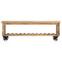 Voir la diapositive 2 : VIDAXL Meuble TV 130x30x42 cm Bois de manguier brut
