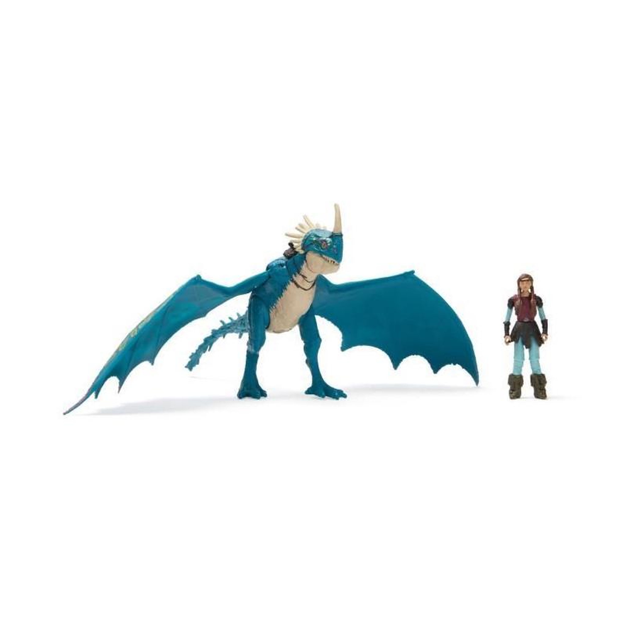 Voir la diapositive 2 : Spin Master SPIN MASTER PACK DRAGON ET VIKING 25 CM TEMPETE Dragons Movie