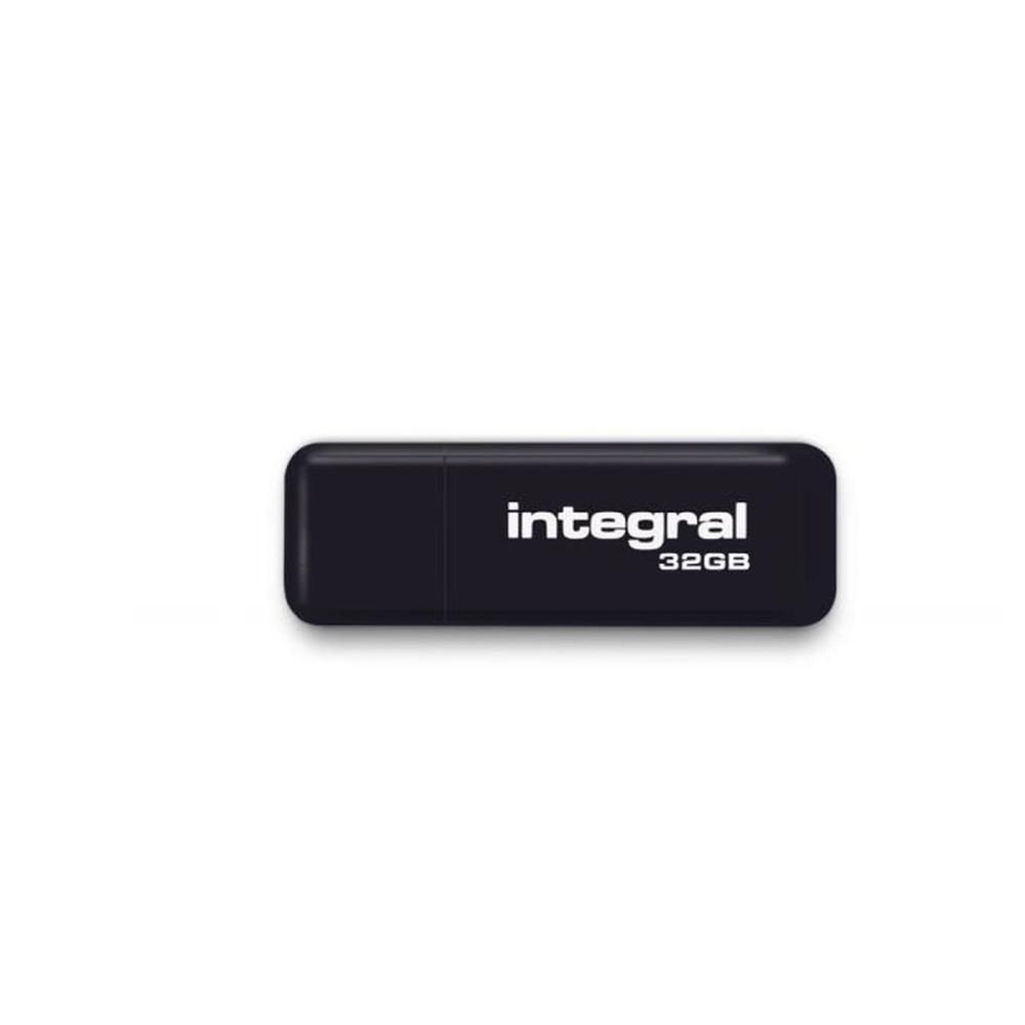 Voir la diapositive 2 : Integral Clé USB 32 Go USB 2.0 noire à connecteur USB-A sans capuchon, format casquette