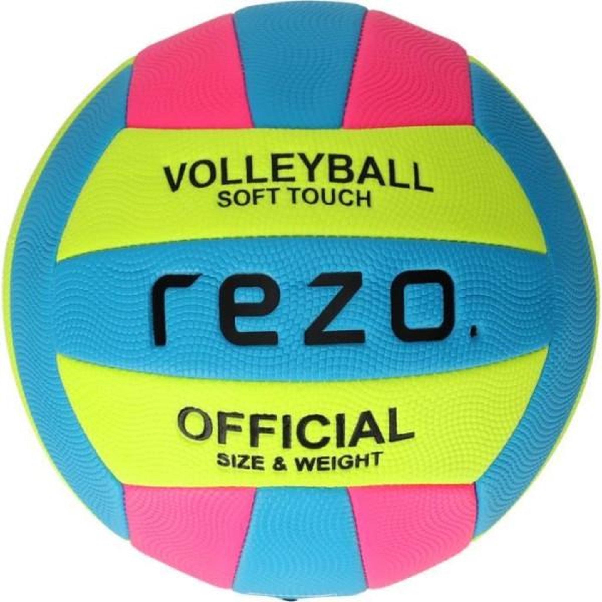 MARKET24 Ballon de volleyball - rezo - pvc - contraste bicolore - résistant et léger