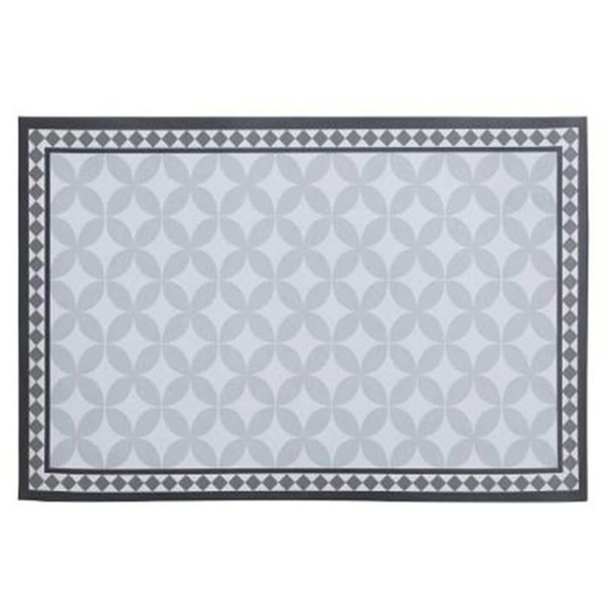 SECRET DE GOURMET Set de Table Design  Mosca  30x45cm Gris