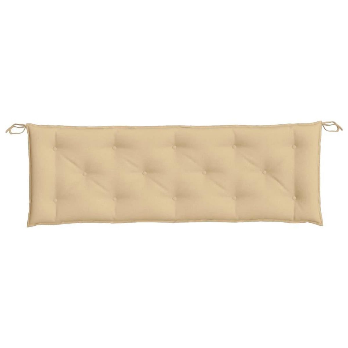 VIDAXL Coussin de banc de jardin beige melange 150x50x7 cm tissu