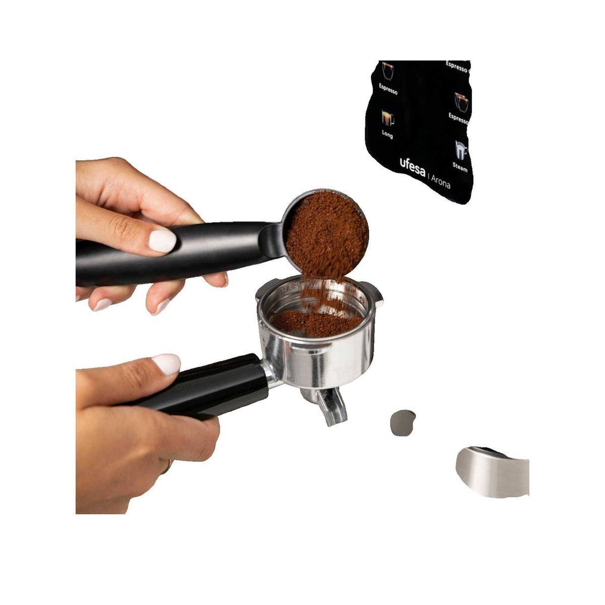 Voir la diapositive 2 : UFESA Machine à espresso Ufesa Arona 20 bars