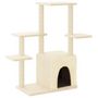Voir la diapositive 2 : VIDAXL Arbre a chat avec griffoirs en sisal creme 97,5 cm