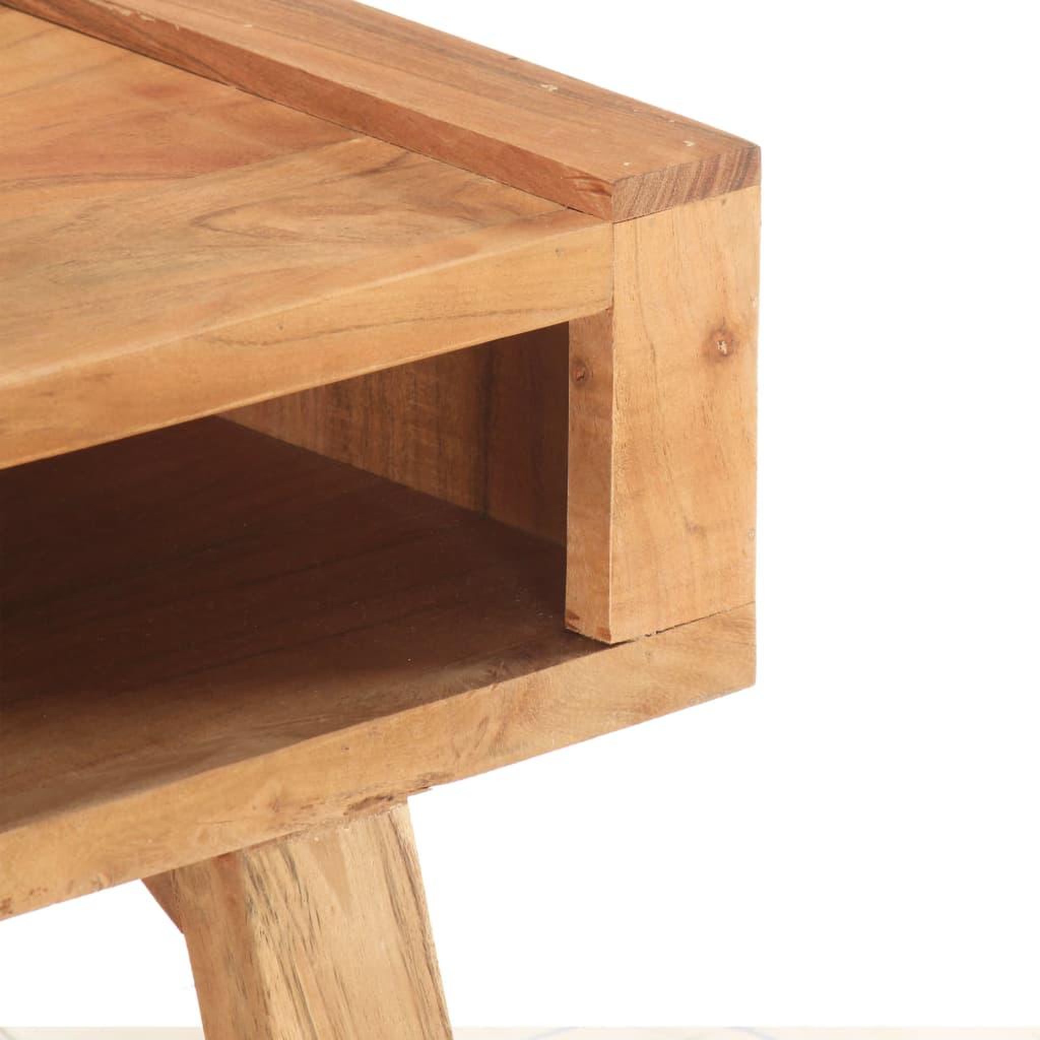 Voir la diapositive 5 : VIDAXL Table basse 100x50x45 cm bois d'acacia massif