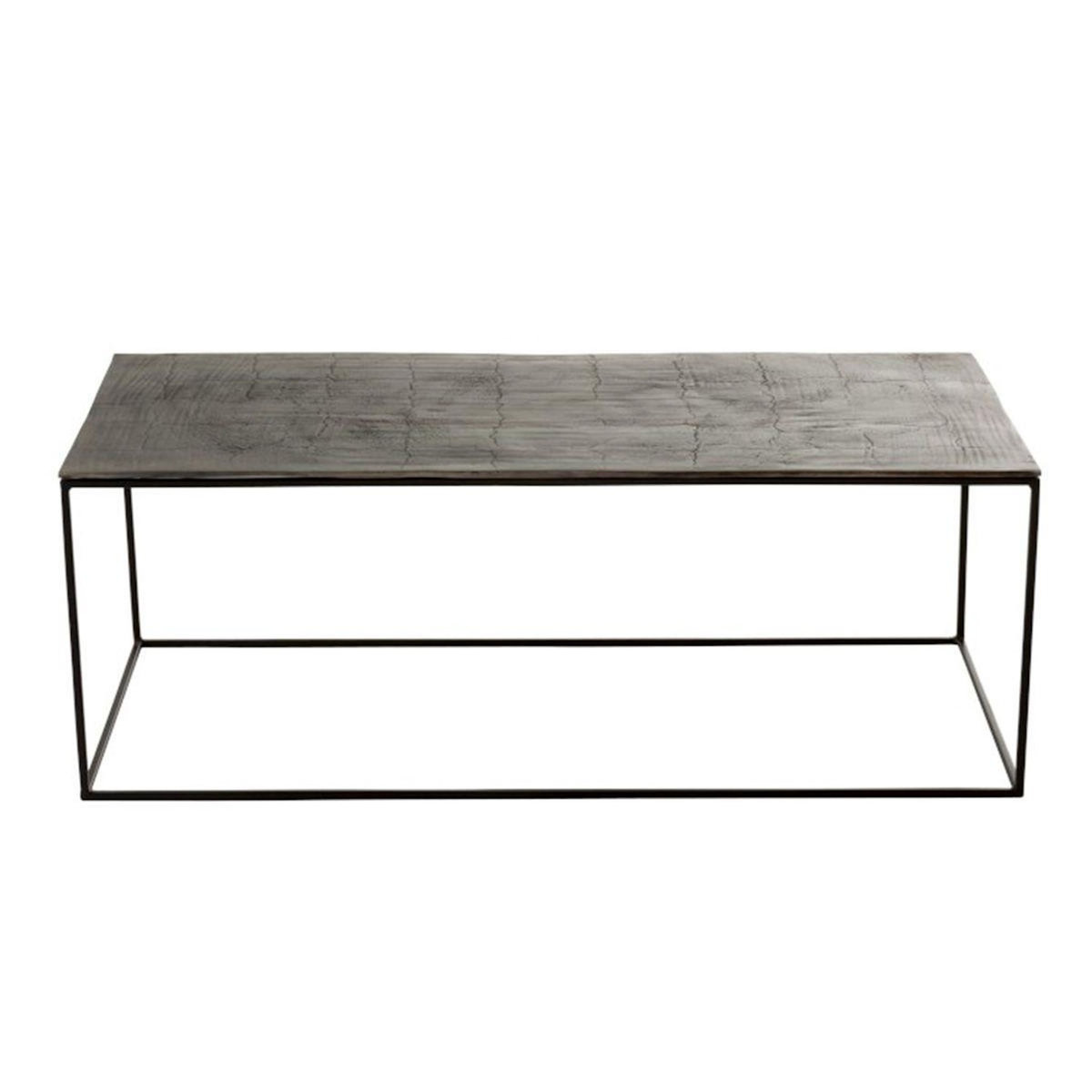 Paris Prix Table Basse Rectangulaire  Oxidize  110cm Noir