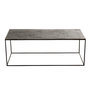 Voir la diapositive 2 : Paris Prix Table Basse Rectangulaire  Oxidize  110cm Noir