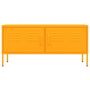 Voir la diapositive 3 : VIDAXL Meuble TV Jaune moutarde 105x35x50 cm Acier