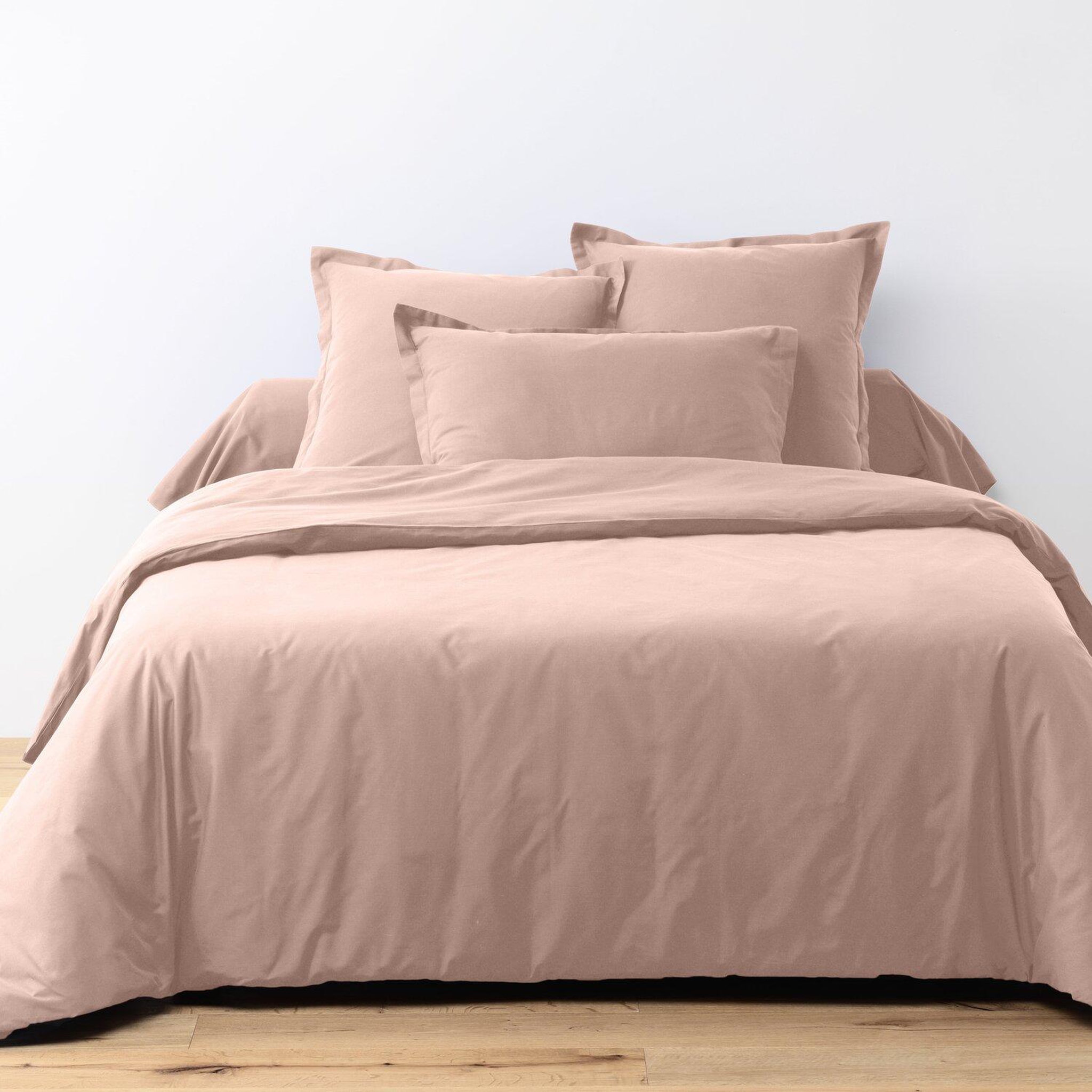Voir la diapositive 1 : Home collection Parure housse de couette 100% coton 57fils