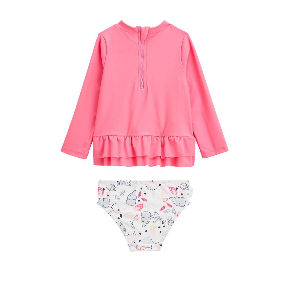 Petit Béguin Maillot de bain bébé 2 pièces t-shirt de protection UV & culotte Ciao Milano