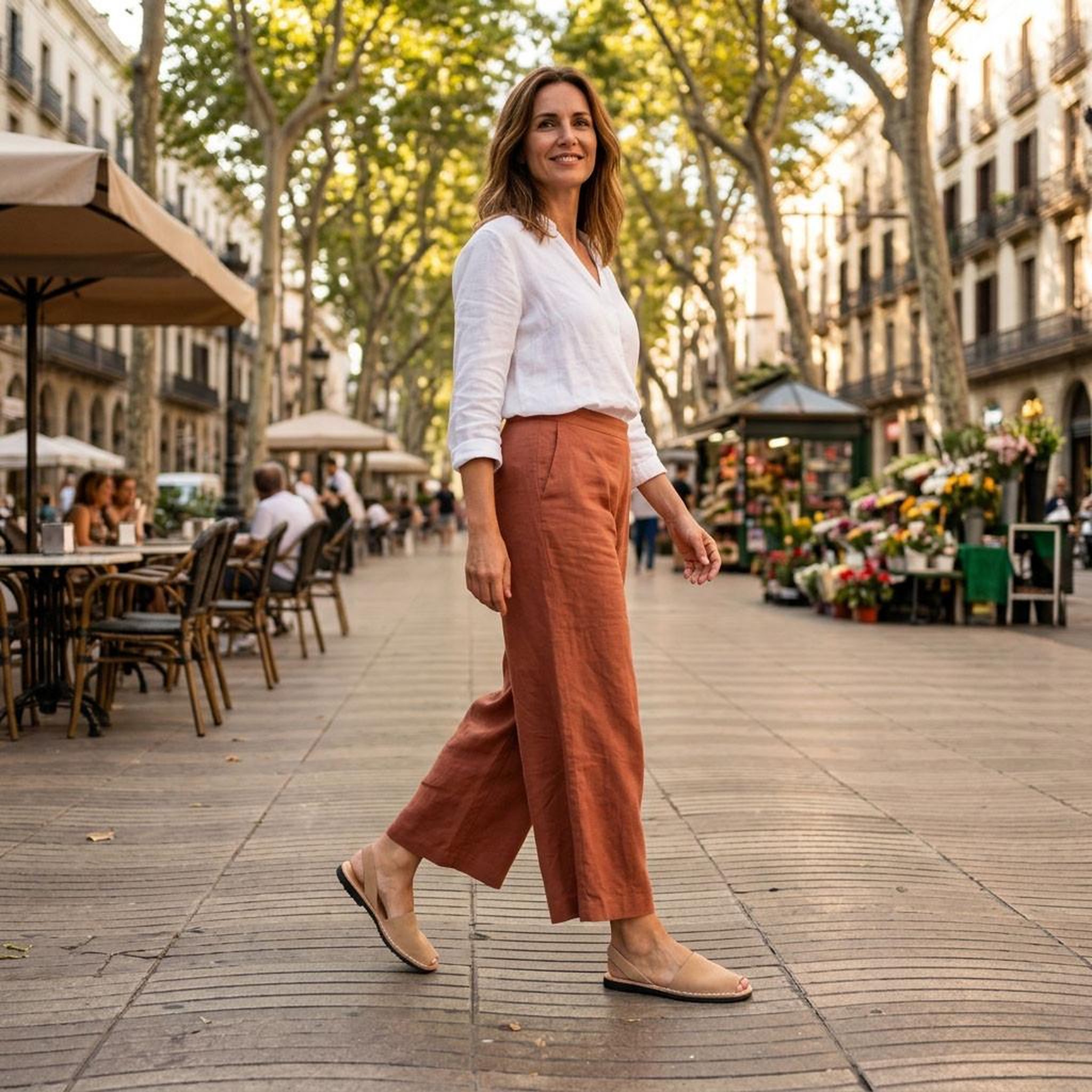 Voir la diapositive 5 : OZABI OZABI Sandales Menorquines Cuir Véritable Espagne
