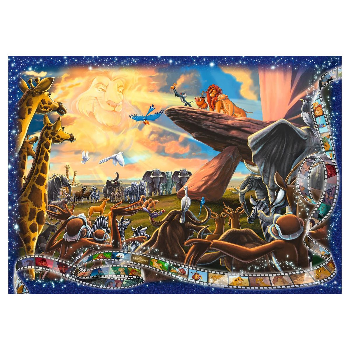 RAVENSBURGER Puzzle 1000 pièces Le Roi Lion