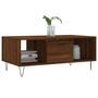 Voir la diapositive 3 : VIDAXL Table basse Chene marron 90x50x36,5 cm Bois d'ingenierie