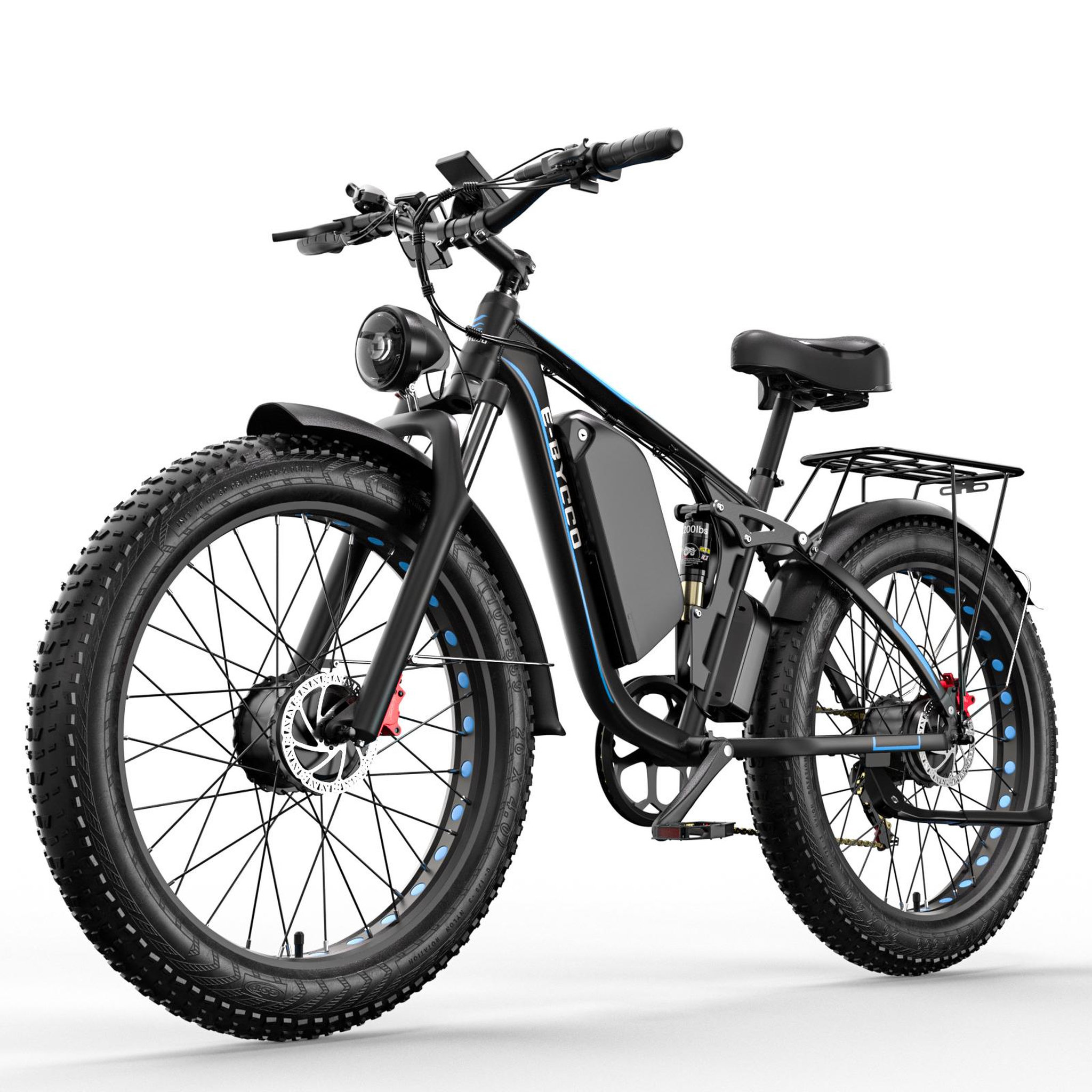 E.BYCCO VTT électrique E·BYCCO EB7PRO, double moteur, 52 V 23 Ah