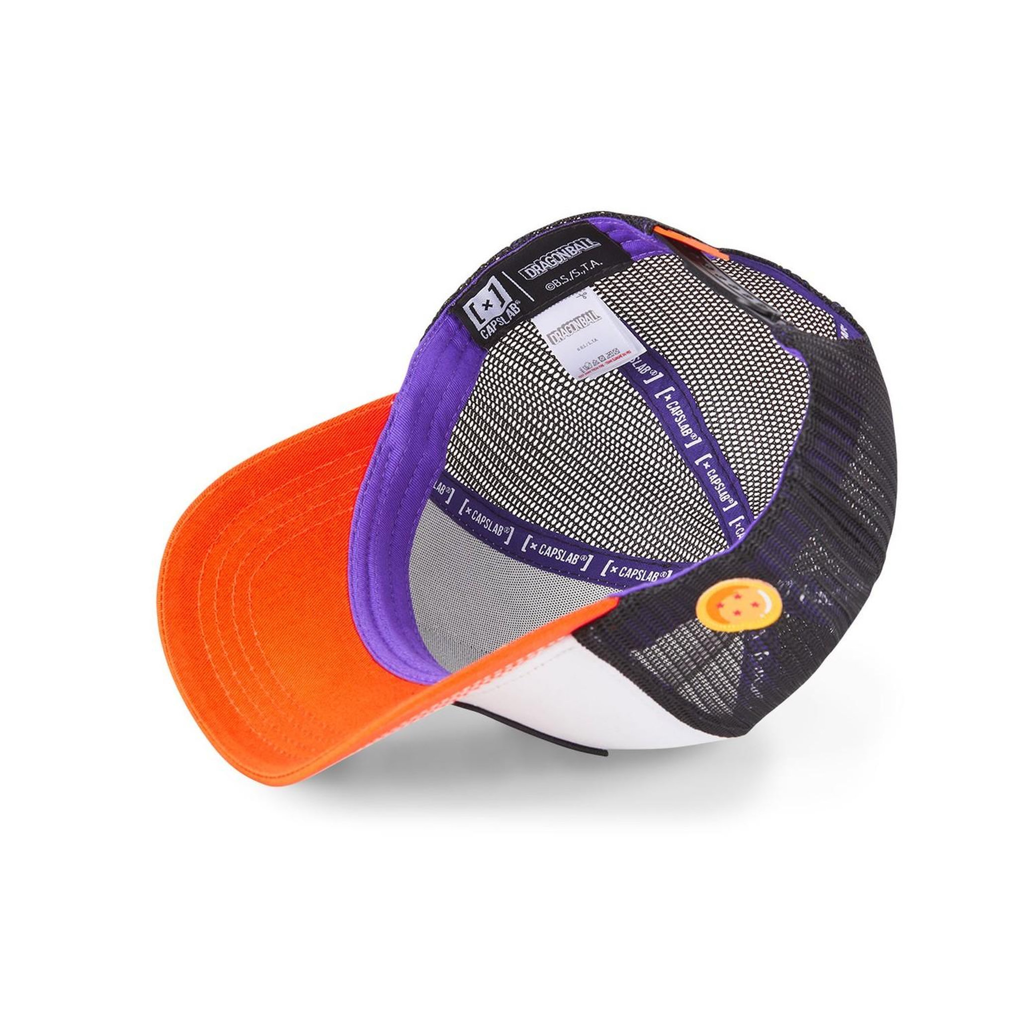 Voir la diapositive 5 : CAPSLAB Casquette trucker avec filet Dragon Ball Goku