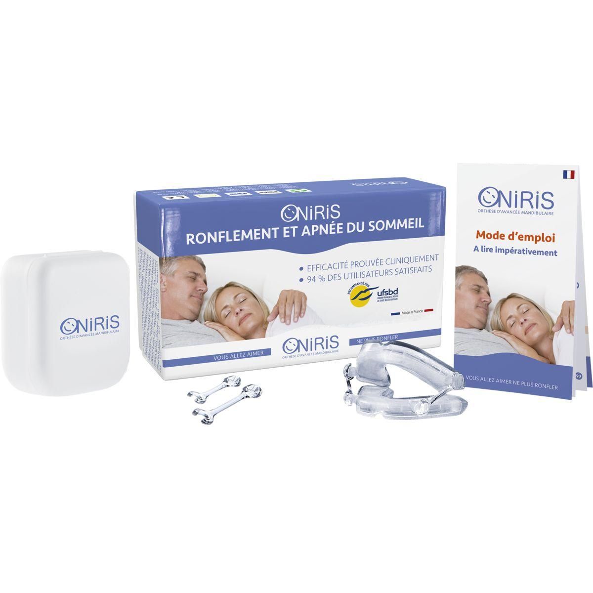 ONIRIS Orthèse anti ronflement d'avancée mandibulaire