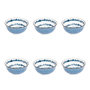 Voir la diapositive 1 : SECRET DE GOURMET Lot de 6 Coupelles en Porcelaine  Umami Rayon  11cm Bleu