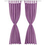 Voir la diapositive 2 : VIDAXL Rideau occultant avec boucles 2 pcs 140 x 245 cm Lilas