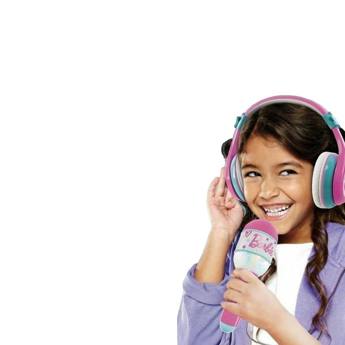 Liscianigiochi Casque et Microphone Bluetooth Barbie Lisciani Rose