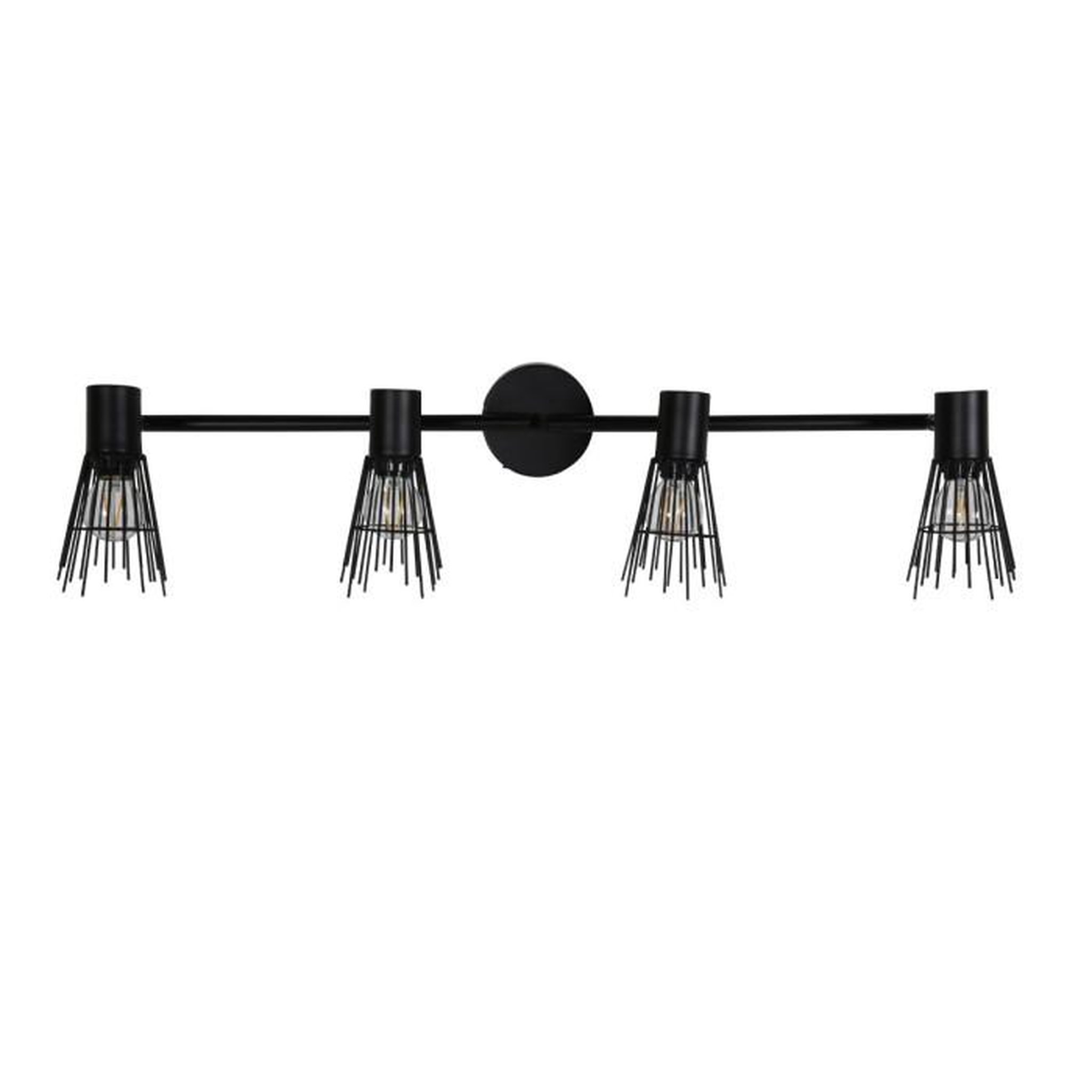 Paris Prix Applique Murale 4 Spots  Pico  70cm Noir