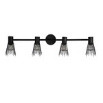 Paris Prix Applique Murale 4 Spots  Pico  70cm Noir